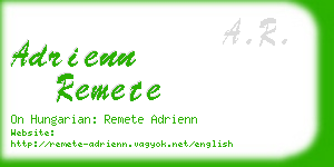 adrienn remete business card